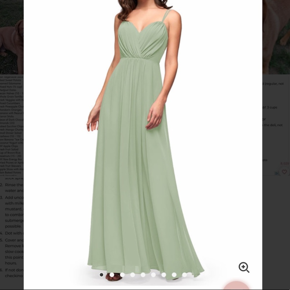 Azazie Lexy Sage Green Dress